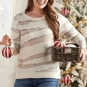 Barefoot Dreams CozyChic Seaside Crew-Neck Pullover